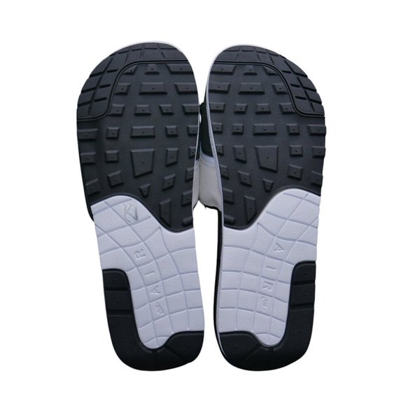 Nike Men's Air Max 1 Slide Size 18 Slippers Sandals Black/Gray/White DH0295-102 - Picture 5 of 11